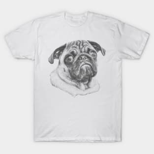Pug (Black) T-Shirt
